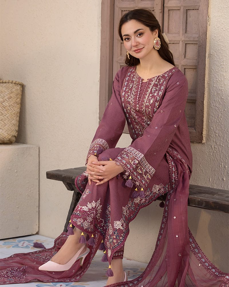 DUSTY ROSE EMB 3PC