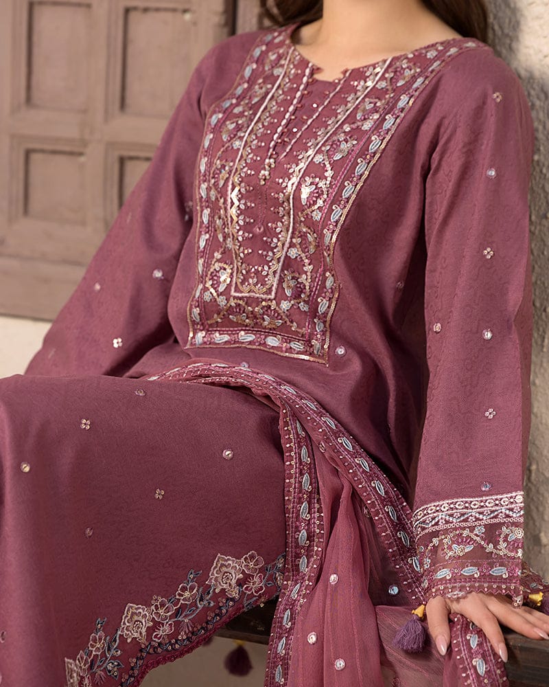 DUSTY ROSE EMB 3PC