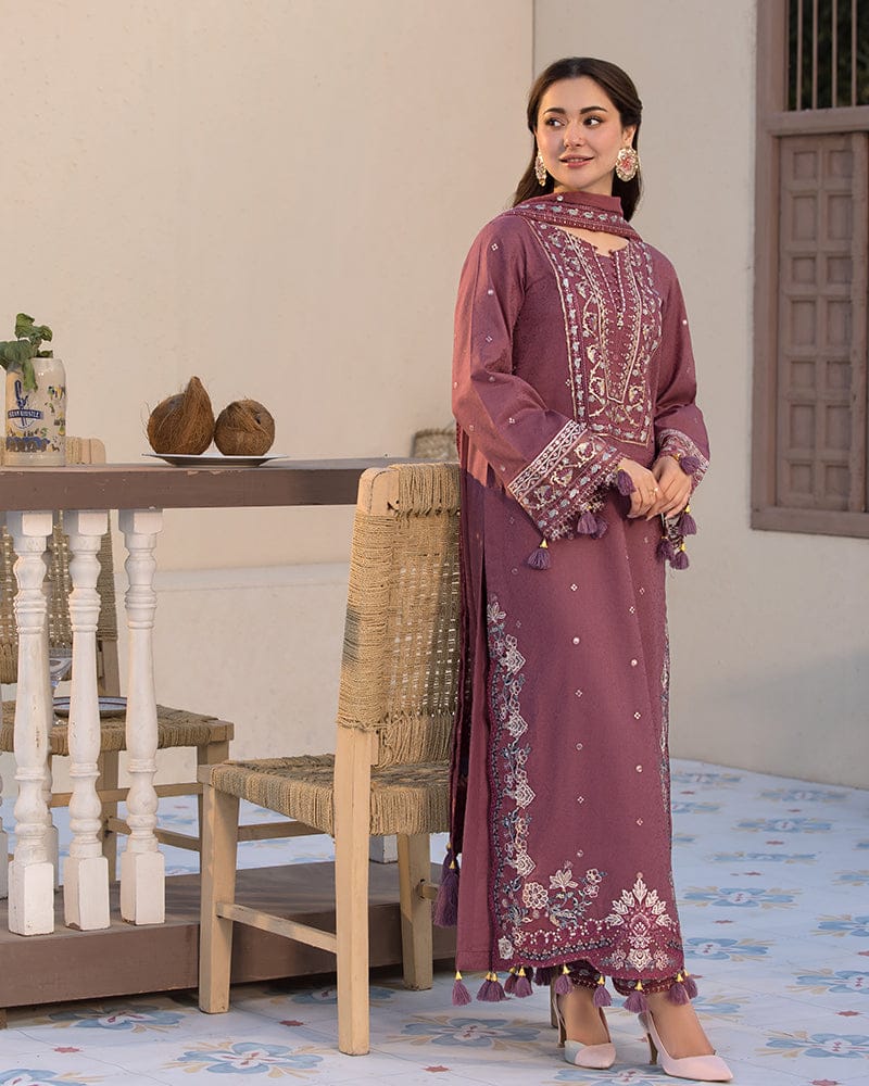 DUSTY ROSE EMB 3PC