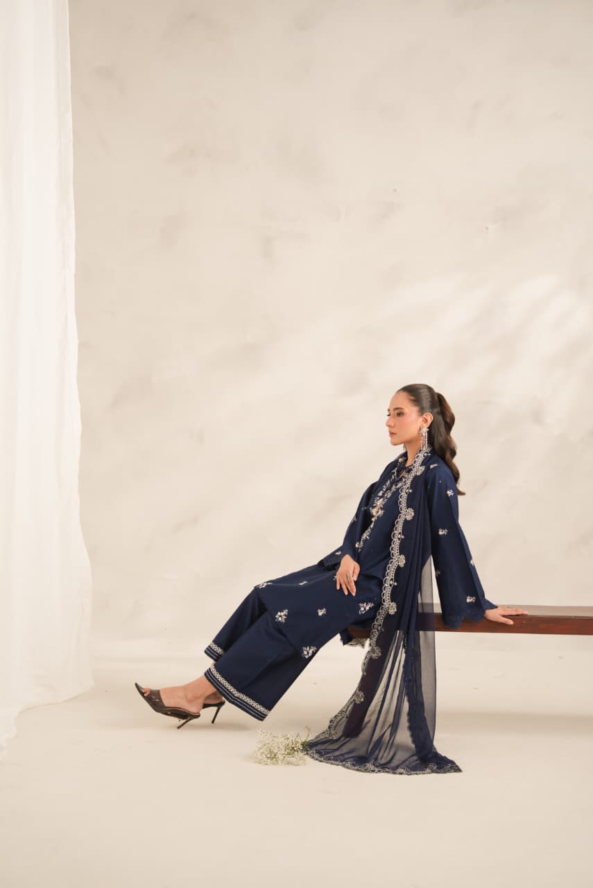 GUL-E-JAN EMBROIDERED 3PC